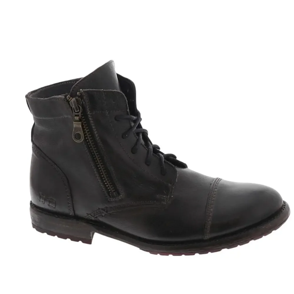 Bed Stu Womens Bonnie II Ankle Boots Size 8.5 EU 39 Black Leather NIB